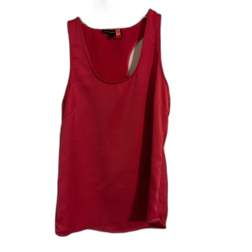 Banana-republic Women's Red and Pink Vest